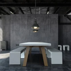 TC300 Table Colla White/RAL -ADEZZ Garden Style Store OTS Aluminum TC 003 1