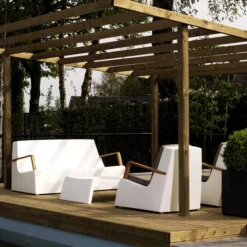 B004 Sofa White/RAL -ADEZZ Garden Style Store One20To20Sit Original20Lounge20Teak Sfeer2013